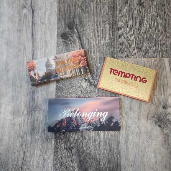 Eyeshadow Palette Lot of 3 UCANBE Belonging Trendbeauty Tempting  Essence - Picture 2 of 5